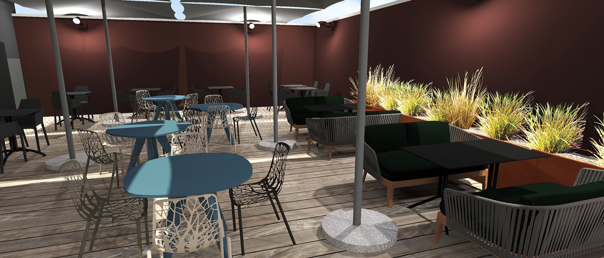 Réalisation d’une étude 3D pour un restaurant